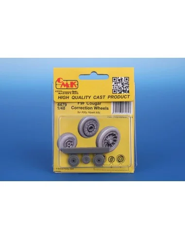 F9F Cougar Correction Wheels / for Kitty Hawk kits, 1/48 - CMK 129-...