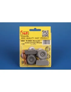 B-26B/C Marauder Undercarriage Wheels / for ICM kit, 1/48 - CMK 129... 2