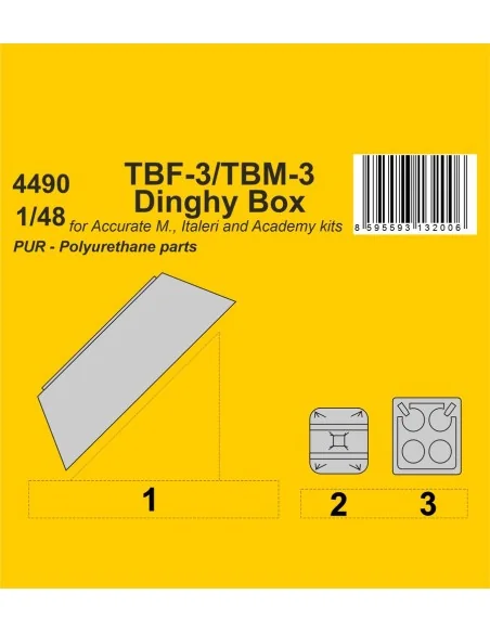 TBF-3/TBM-3 Avenger Dighy Box, 1/48 - CMK 129-4490