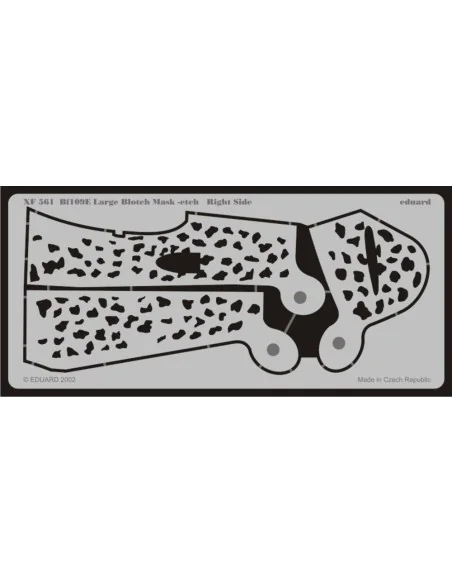 [NO_DESC] Bf-109E Schablone große Flecken - Eduard Accessories XF561