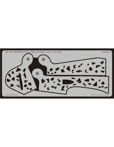 Bf109F/G Schablone große Flecken - Eduard Accessories XF562