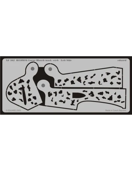 Bf109F/G Schablone große Flecken - Eduard Accessories XF562