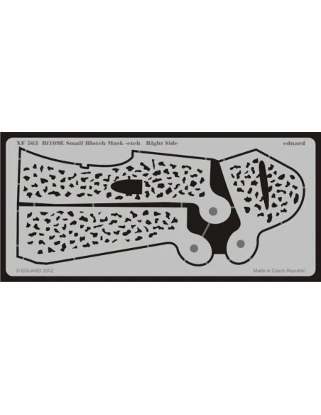 Bf-109ESmall Blotch mask-etch - Eduard Accessories XF563