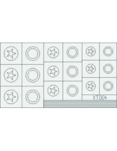 US Stars medium, 1/35 - Eduard Accessories XT004