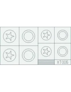 [NO_DESC] US Stars large, 1/35 - Eduard Accessories XT005