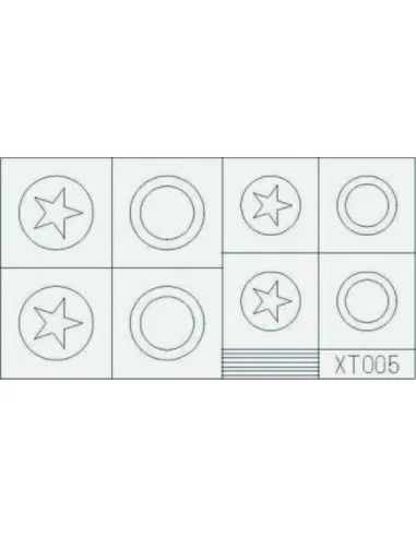 US Stars large, 1/35 - Eduard Accessories XT005