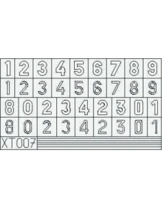 German Number small, 1/35 - Eduard Accessories XT007