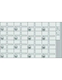 Jerry Canister Crosses, 1/35 - Eduard Accessories XT011