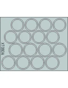 [NO_DESC] King Tiger Wheel Mask, 1/35 - Eduard Accessories XT060