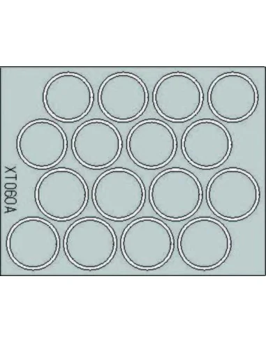 King Tiger Wheel Mask, 1/35 - Eduard Accessories XT060