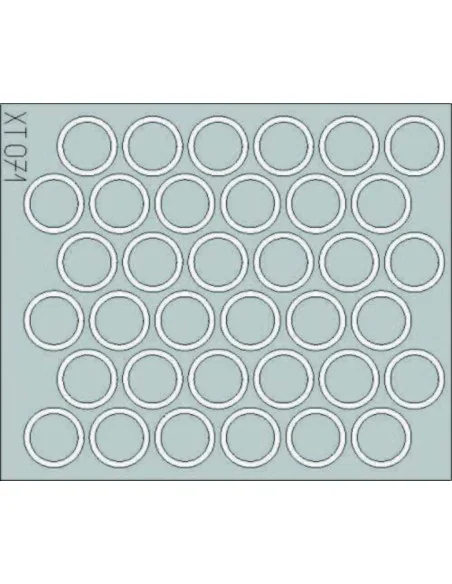 Pz.IV H/J wheel mask, 1/35 - Eduard Accessories XT071