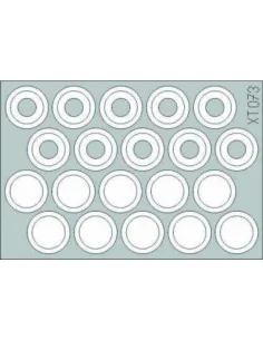 M-113 wheel mask, 1/35 - Eduard Accessories XT073