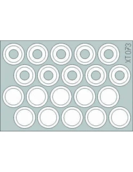 M-113 wheel mask, 1/35 - Eduard Accessories XT073