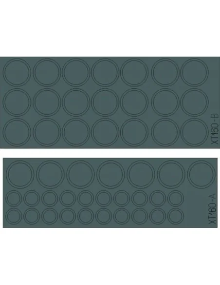 M-26 wheel masks for Hobby Boss, 1/35 - Eduard Accessories XT160