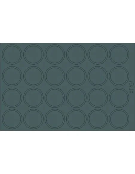 Challenger Enhanced armor wheels (TRU), 1/35 - Eduard Accessories X...
