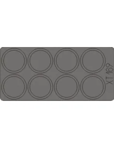 RSO Pak 40/4 75mm wheel masks for Dragon, 1/35 - Eduard Accessories...