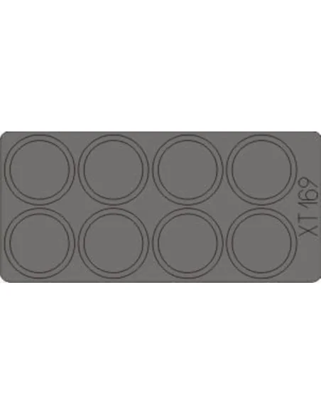 RSO Pak 40/4 75mm wheel masks for Dragon, 1/35 - Eduard Accessories...