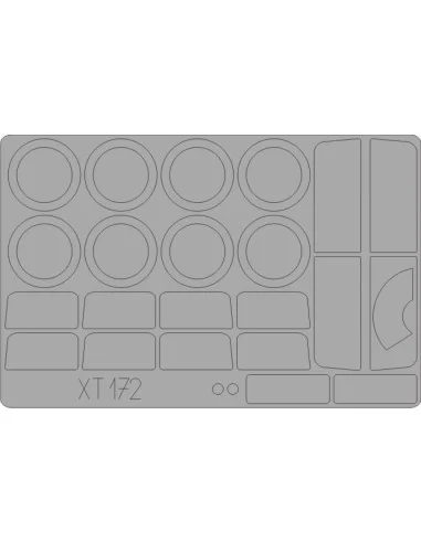 M-1097 A2 Cargo Carrier for Italeri, 1/35 - Eduard Accessories XT172