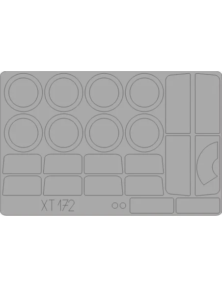 M-1097 A2 Cargo Carrier for Italeri, 1/35 - Eduard Accessories XT172