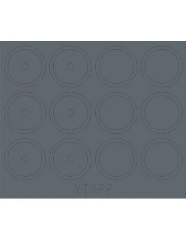 ASU-85 SPG(1956) wheels for Trumpeter, 1/35 - Eduard Accessories XT177