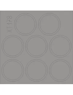 Pz.Kpfw.38(t) Ausf.E/F wheels (TRU), 1/35 - Eduard Accessories XT178