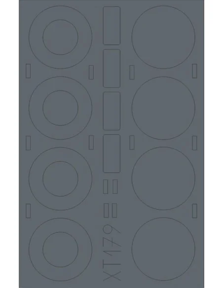 Staghound wheels for Bronco, 1/35 - Eduard Accessories XT179