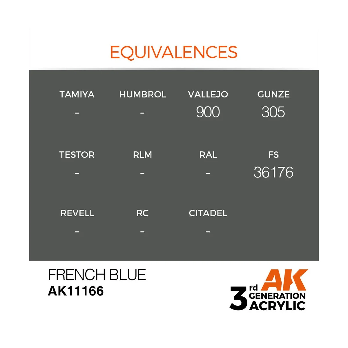 French Blue 17ml - AK Interactive AK11166