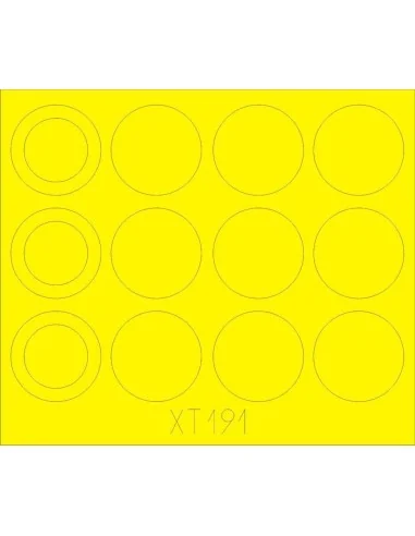 Merkava IIID wheel masks for Hobby Boss, 1/35 - Eduard Accessories ...