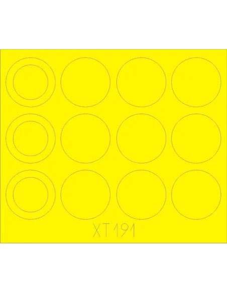 Merkava IIID wheel masks for Hobby Boss, 1/35 - Eduard Accessories ...
