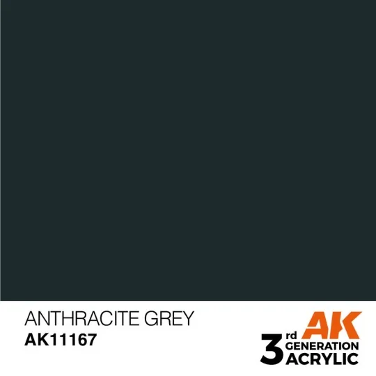 Anthracite Grey 17ml - AK Interactive AK11167 Anthracite Grey 17ml - AK Interactive AK11167