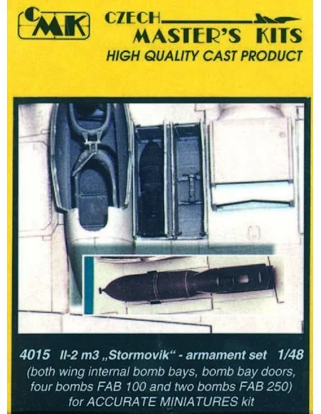 Il-2m3 Stormovik Armament, 1/48 - CMK 129-4015