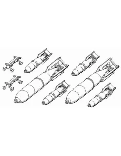 Russische Bomben WWII, 1/48 - CMK 129-4027