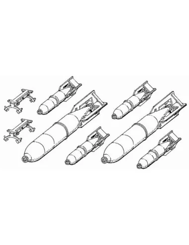 Russische Bomben WWII, 1/48 - CMK 129-4027