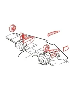 Henschel Hs 129B Fahrwerkset, 1/48 - CMK 129-4094