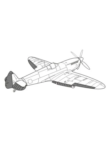 Spitfire Mk.IX Exterior Set, 1/48 - CMK 129-4104