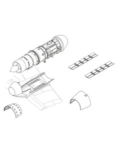 Me 262 A Motor Set, 1/48 - CMK 129-4115