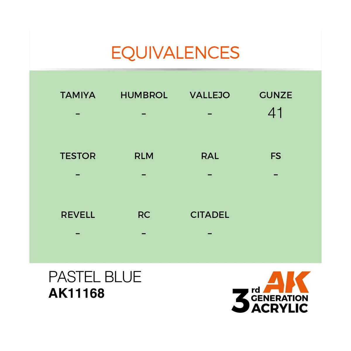 Pastel Blue 17ml - AK Interactive AK11168