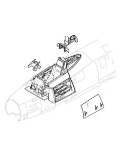F-86 Sabre Interior, 1/48 - CMK 129-4145