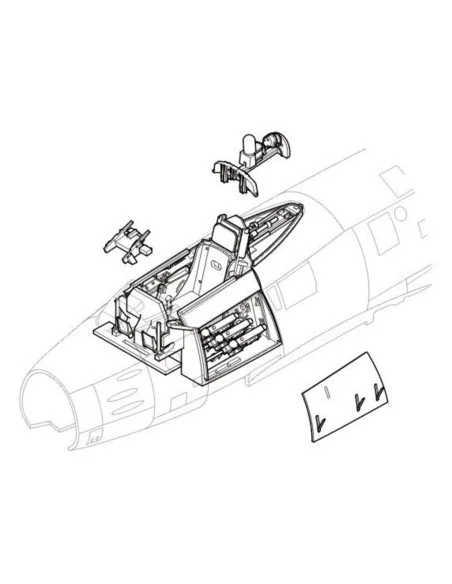 [NO_DESC] F-86 Sabre Interior, 1/48 - CMK 129-4145