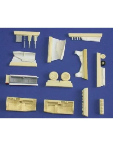 JAS-39D Gripen untercarriage für Italeri Bausatz, 1/48 - CMK 129-4196