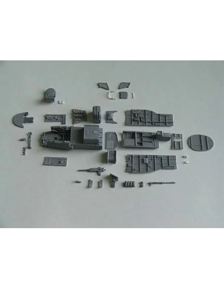 Ki-45 Toryu interior für Hasegawa Bausatz, 1/48 - CMK 129-4206