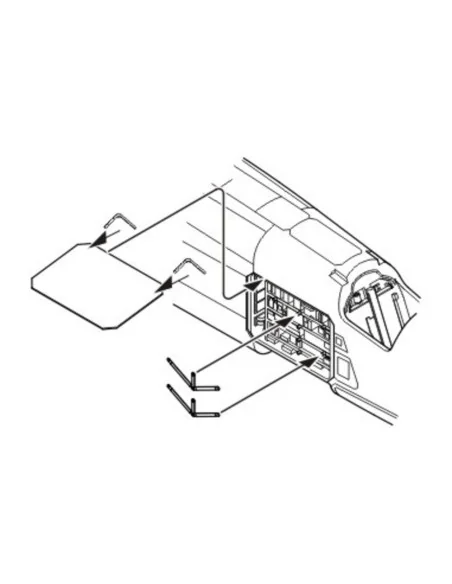 TSR-2 Electronic Bay für Airfix Bausatz, 1/48 - CMK 129-4221