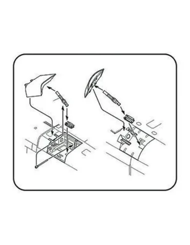 [NO_DESC] TSR-2 Airbrakes Set für Airfix Bausatz, 1/48 - CMK 129-4225