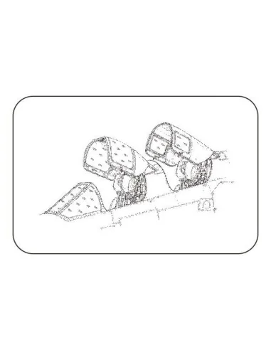 TSR-2 Correction Set Pilots Canopy für Airfix Bausatz - CMK 129-4233
