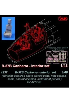 Martin B-57B Canberra - interior set AIR, 1/48 - CMK 129-4237