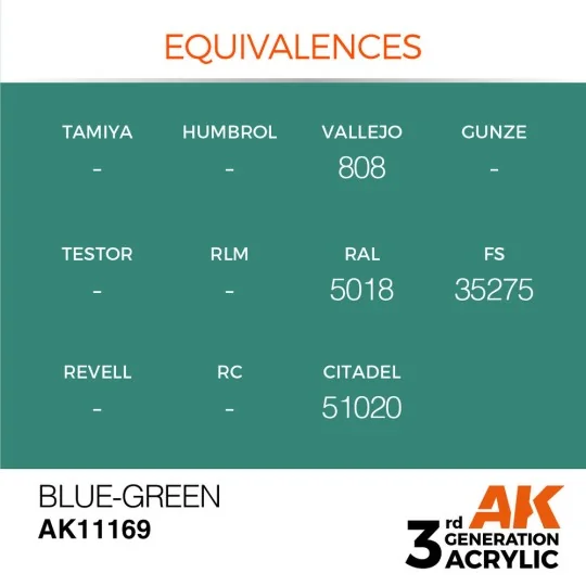 Blue-Green 17ml - AK Interactive AK11169