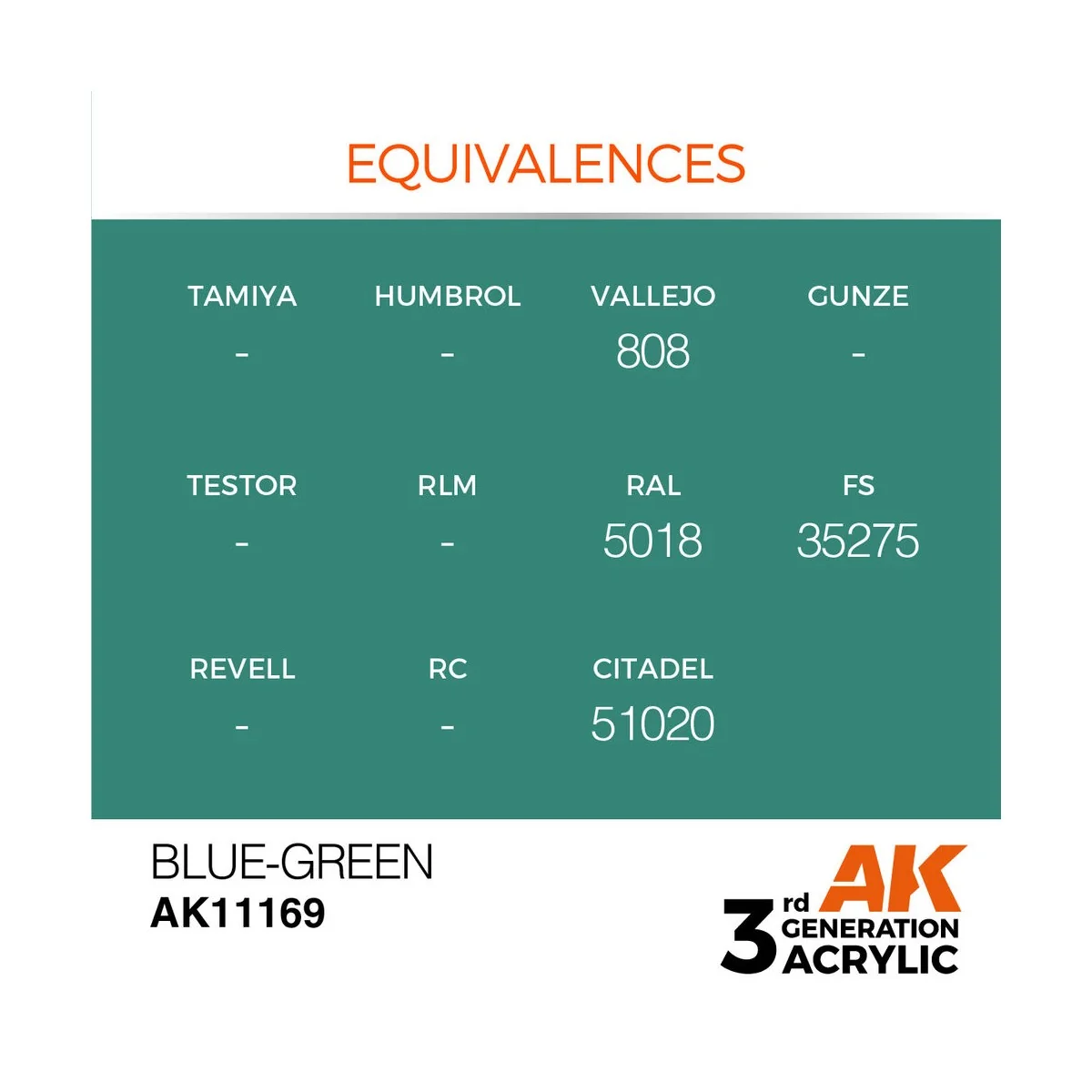Blue-Green 17ml - AK Interactive AK11169