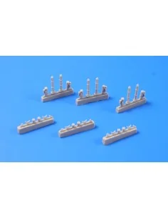 US M134 Minigum six-barrel Gatling 6 pcs, 1/48 - CMK 129-4279