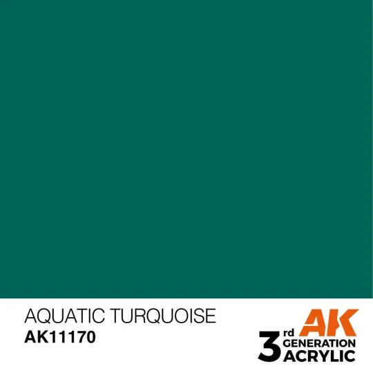 Aquatic Turquoise 17ml - AK Interactive AK11170