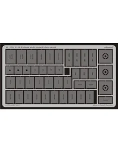 F-16 Falcon etch stencil data mask - Eduard Accessories XL520